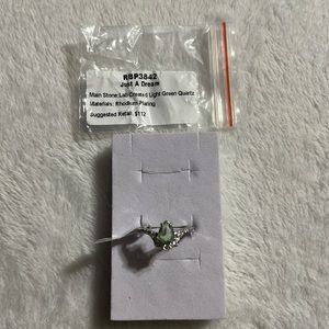RBP Bomb Party Just a Dream LC Light Green Quartz Ring